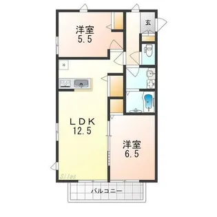 ハイム コンフォート【2階】の間取り