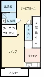 フィオーレ中前田【2階】の間取り