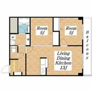 コーポ安田【2階】の間取り