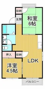 パークハイツ加太【2階】の間取り