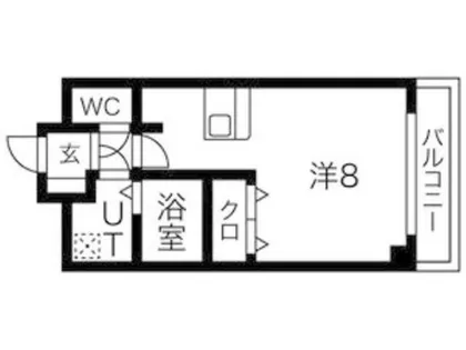 Y‘sパレス桑津(ワイズパレス桑津)【4階】の間取り