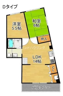 第二大西マンション【3階】の間取り