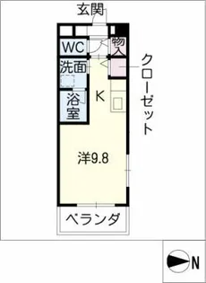 クレスト大島【1階】の間取り