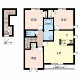 メゾン クレール【2階】の間取り