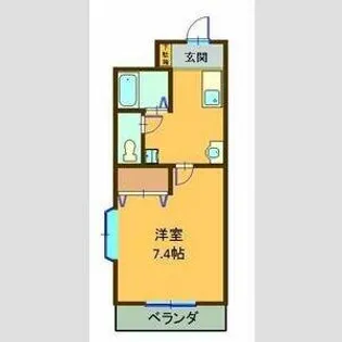 エンジェルメゾン【2階】の間取り