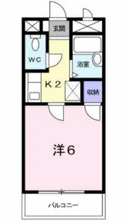 ラフィネアルブル【3階】の間取り