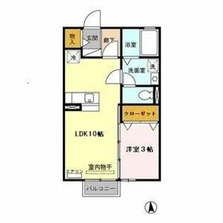風見鶏【2階】の間取り