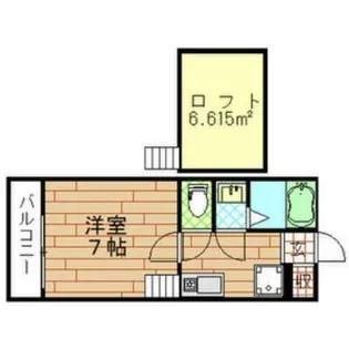 MPSハイツ【2階】の間取り