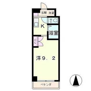 翔耀一号館【2階】の間取り