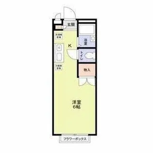 エステートピア中野【2階】の間取り
