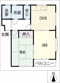 セーラム川澄【2階】の間取り