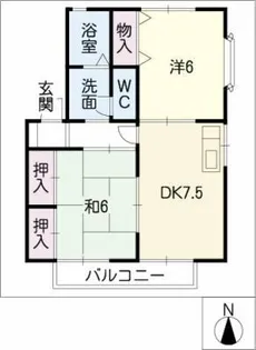 ネバーランド A棟【2階】の間取り