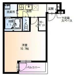 兵庫県尼崎市長洲本通1丁目【アパート】の間取り