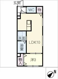 セントラル寺本【2階】の間取り