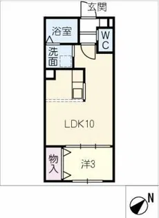 セントラル寺本【2階】の間取り