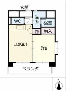 シャルム70【1階】の間取り