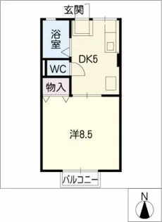 パークかみさと【2階】の間取り