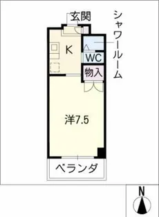 ラ・メゾンⅡ【2階】の間取り
