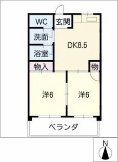 アーバンハイツ太田【4階】の間取り