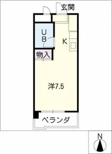 パァチ鳴浜【1階】の間取り