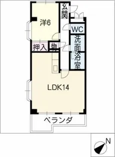 メゾン小浜ヒルズ【3階】の間取り
