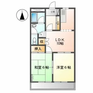 ダイアンサス82【2階】の間取り