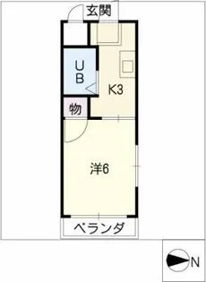 エスポワール上野【3階】の間取り