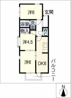 ツリープラザ古瀬【2階】の間取り