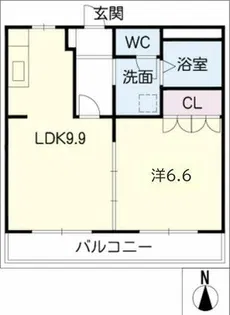 パークオブエデン【1階】の間取り