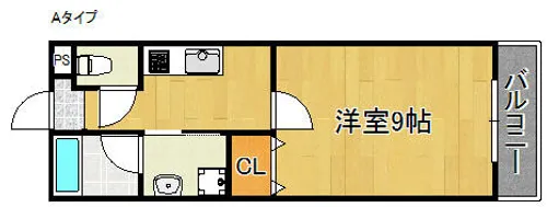 プリエりんくうA・B【2階】の間取り