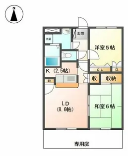 シャンテクレア【1階】の間取り