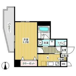 アプレシオ伝馬町【303号室】の間取り