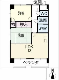イングA【3階】の間取り