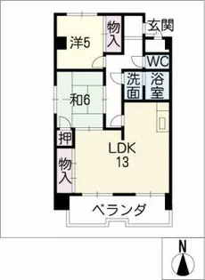 イングA【3階】の間取り
