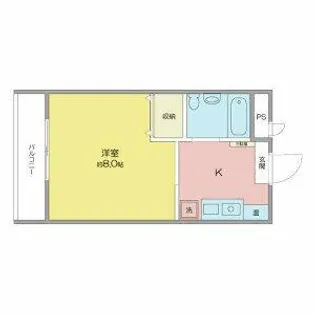 ベルトピア稲沢Ⅱ【403号室】の間取り