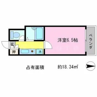 ピラーズ北山【2階】の間取り