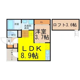 グランディエール【2階】の間取り