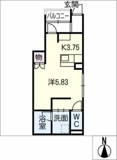 メゾントラスト【1階】の間取り