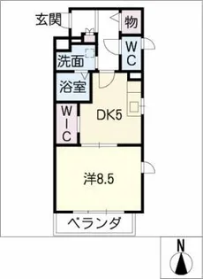 エクセレントナイン【2階】の間取り