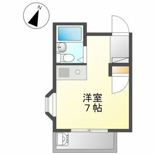 プールブゥ【2階】の間取り