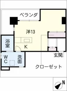 oz alloggio【5階】の間取り