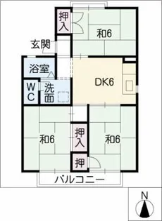 セジュールPart2【2階】の間取り