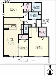 アビリオ【3階】の間取り