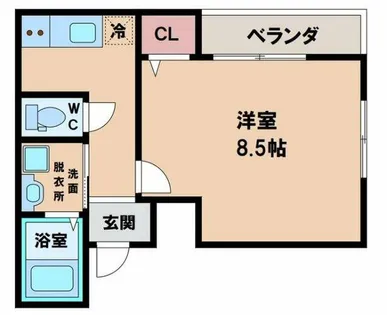 フジパレス長居Ⅶ番館【1階】の間取り