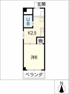 メゾン鈴秀【4階】の間取り