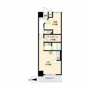 ファインブルーム新栄【0602号室】の間取り