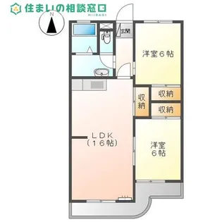 愛知県岡崎市大西町字南ケ原【マンション】の間取り