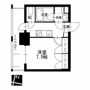 メイプルコート本山【3階】の間取り