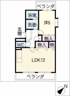 リヴェール保呂【3階】の間取り