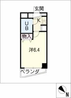 インペリアル中村公園【2階】の間取り